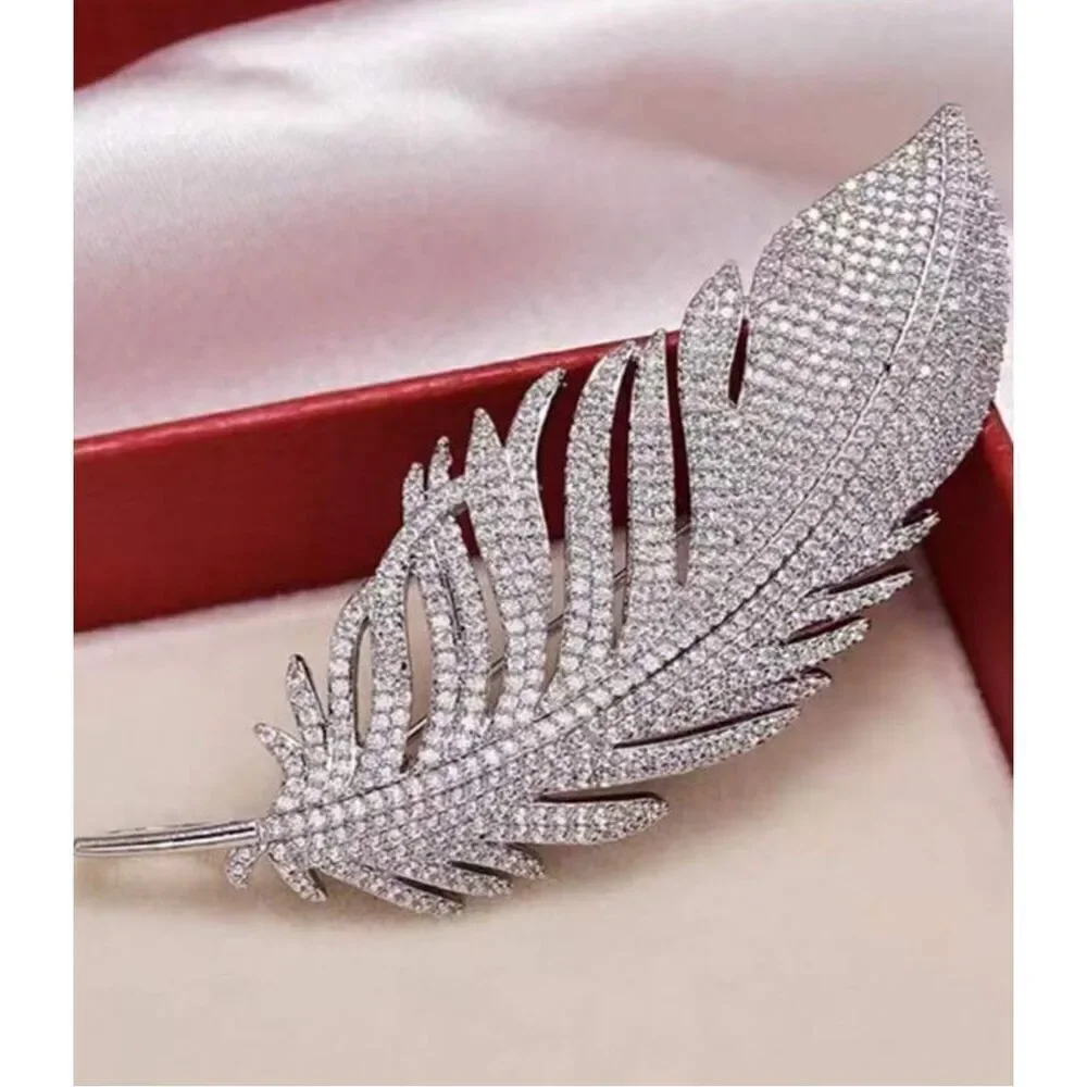 Feather Brooch